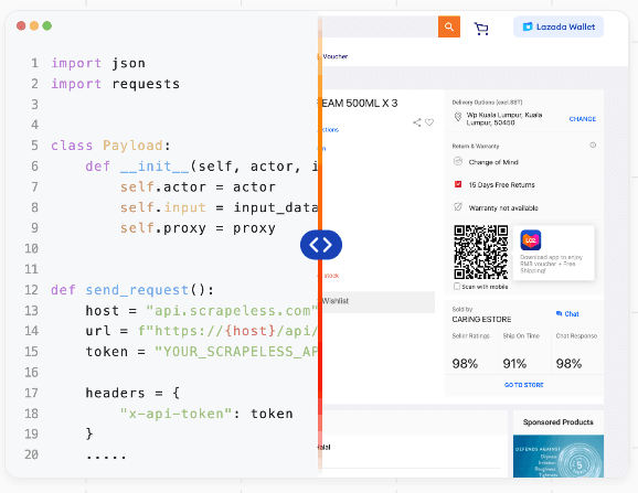 Lazada Scraping Guide